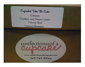 Confections of a Cupcake carton