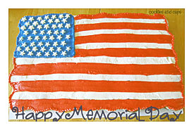 The Cupcake Activist Celebrate Memorial Day With Cupcake Flag