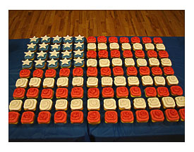 Decadent Designs Eagle Court Of Honor Cake Cupcake Flag