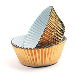 Wilton Gold Foil Cupcake Cases 24 Pack Hobbycraft