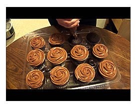 Frosting Cupcakes With Wilton Tip 1M Piping Tutorial YouTube