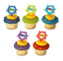Party DecoPics® Cupcake Picks 12 Ct