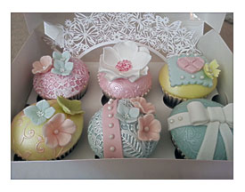 Miss Cakeaholic Pastels And Vintage Lace Cupcakes