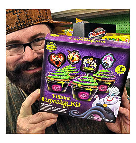 Serene. Disney Villains Cupcake maker kit for Halloween at Toys R Us with Mike Mozart!