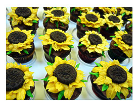 Ronna's Blog Sunflower Cupcakes