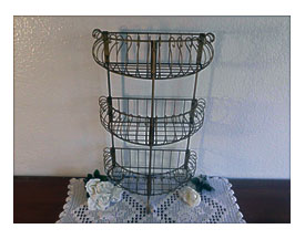 Vintage Metal Stand Gold Wedding Bridal Baby Shower Cupcake Display