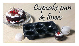 Miniature Cupcake Pan & Cupcake Liners Polymer Clay Tutorial