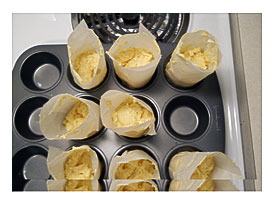 Line The Moulds In A Cupcake Or Muffin Pan. It Helps Keep Their Shape