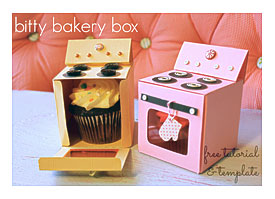 Bitty Bakery Cupcake Box FREE Template YouTube