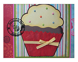 Okieladybug's Scrap N' More Cupcake Gift Bag Card Set