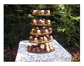 Cupcake Stand Rustic Wedding Wood Dessert Bar By YourDivineAffair