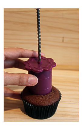 Of The Plunger, And The Cake Which Will Now Be The Lid To The Cupcake