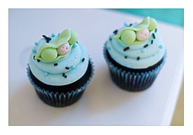 These Pea Pod Cupcakes Are Quite Popluar.maybe Because They're So