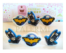 Batman Cupcake Toppers Rings The Dark Knight Rises By PALERMI