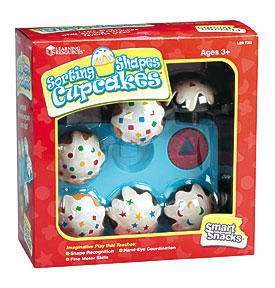 cupcake shape sorter