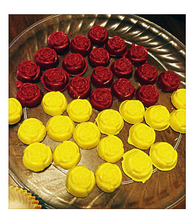 And Yellow Roses Theme, We Already Had Yellow, Purple And Teal Cupcake