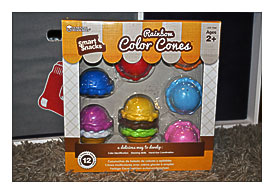 Ice Cream Fun With No Mess Smart Snacks Rainbow Color Cones #Giveaway