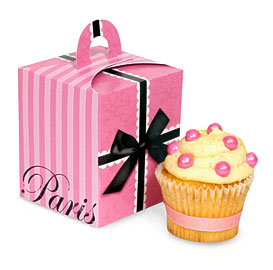 Paris Damask Cupcake Boxes 