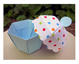 Cupcake Party Favor Boxes Set Of 12