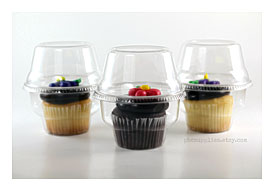 12 Clear Cupcake Container Dessert Plastic Parfait By PBCSupplies
