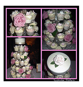 Soppy Wedding in White and Pink