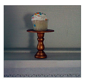 Gold Mini Wooden Cupcake Stand Or Cake Pop By Pinkrosecottage