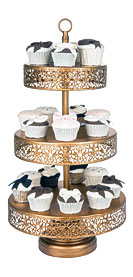 AmalfiDecor Victoria 3 Tier Metal Cupcake Stand & Reviews Wayfair