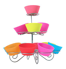 Metal 3 Tier 13 Cupcake Dessert Dinner Party Buffet Stand Holder Tree