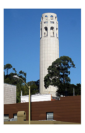 San Francisco Telegraph Hill Coit Steeple