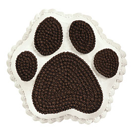 Wilton Novelty Cake Pan Paw Print 11""X9""X2""