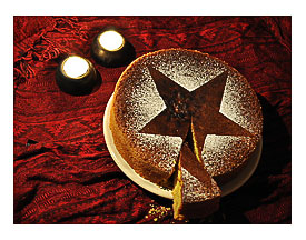 Adventskaka Advent cake w saffron