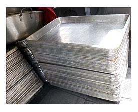 Baking Sheet Pan 18" X 26" X 2.5" Full Size Aluminum Deep Commercial