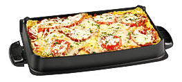 Grilling Plates, Deep Dish Bake Pan, And Muffin Pan Included, Black