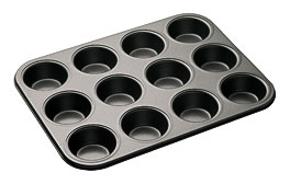 Class BPA Free Non Stick 12 Hole Deep Muffin Cupcake Baking Pan Tray