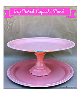 How To Make A Tiered Cupcake Stand Simply Southern Mom