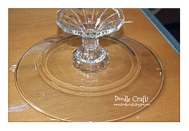 Doodlecraft Make A GIANT Glass Cakestand Easy And Cheap DIY