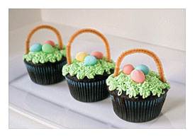 Easter Basket Cupcakes The Fig Tree