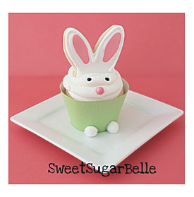 Bunny Ear Cupcake Toppers – The Sweet Adventures Of Sugar Belle