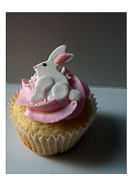 Easter Bunny Cupcake