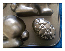 Williams Sonoma Bunny 3D Cast Aluminum Cake Pan Easter Rabbit From