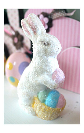 For The Rabbit Above, We Painted And Added Clear Glitter. Pretty Much