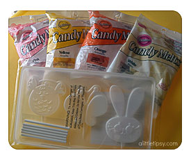 Candy Mold And Sucker Sticks Both In The Target Dollar Spot Kit