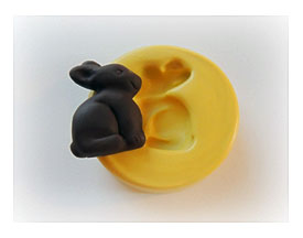 Chocolate Bunny Mold Easter Deco Cabochon Sweets By Molds4You