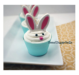 Bunny Ear Cupcake Toppers – The Sweet Adventures Of Sugar Belle