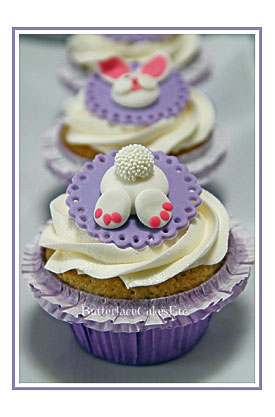 Butterface Cakes Easter Bunny Cupcake Toppers