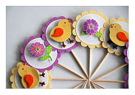 Easter cupcake toppers 2