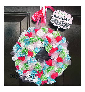 Easter Cupcake Liner Wreaths LZK Gallery