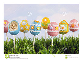 Easter Egg Cake Pops Royalty Free Stock Photo Image 23051975