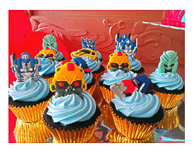 Transformers Cupcakes