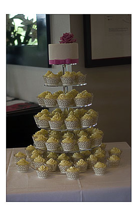 Marriage ceremony Cupcake Tower